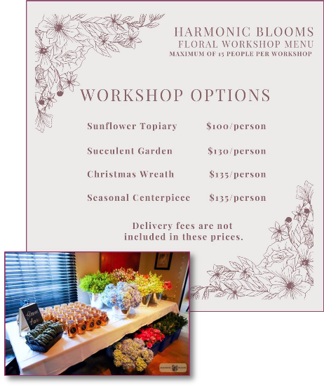 Workshop Menu